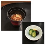 京料理 藤本 - 香の物　止椀