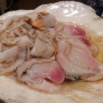 産直屋 たか - 大分別府産はまぐり、瀬戸内産ヒオウギ貝