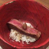 鳥茂 - 炙り牛肉丼