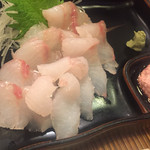 海の幸 美味 - どんこ刺し＆肝