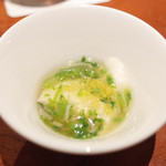 よろにく - 生豆腐と菜の花のジュレ