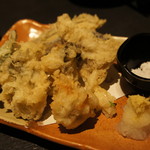 和味屋 たむろ - 牡蠣の天ぷら