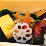 佐とう - 焼き物  アブラボウズの山椒焼き  出し巻き玉子  独活の金平