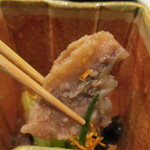 滋味 康月 - 唐揚げされた鯉は歯ごたえ有り美味