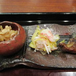 滋味 康月 - 食事の伴におばんざい３種