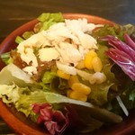 カレー屋アカマル - 2017/3 サラダ付