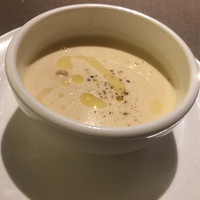 フレンチレストラン にき亭 そごう横浜店 - じゃがいものクリームスープ(+500円)