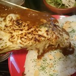 カレー屋アカマル - 2017/3　炙りチーズ牛すじカレー￥１０００（税込）大盛り￥１００（税込）ハートランド小瓶￥５００（税込）