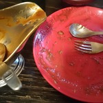 カレー屋アカマル - 2017/3　炙りチーズ牛すじカレー￥１０００（税込）大盛り￥１００（税込）ハートランド小瓶￥５００（税込）