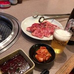 かつら - B定食１０８０円＋ビール