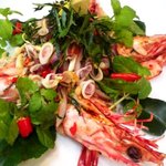 ロムアロイ - 【要予約！】「パークン（えびのサラダ）」：ハーブの嵐が口の中で炸裂！