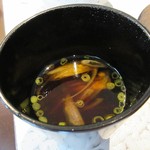 日本料理 TOBIUME - 珍しい「ミョウガの味噌汁」