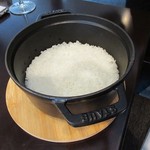 日本料理 TOBIUME - “新米”だそう。ワスも40年ほど前は「新米」。。（だからナニ？）