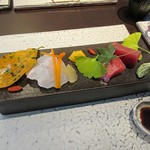 日本料理 TOBIUME - ナンと！秋の彩りの中にはクエの刺身が！