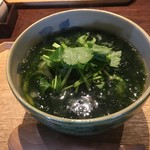 仁王門 うね乃 - 青海苔うどん