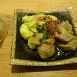 肉汁餃子のダンダダン - 砂肝ニンニク漬け