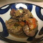 Stewed chicken liver