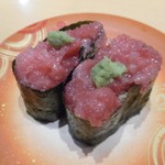 廻転寿司弁慶 - 大トロたたき軍艦