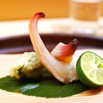 松川 - 焼きミル貝と蕗の薹