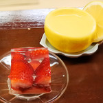 松川 - 苺ゼリー寄せと小夏ゼリー