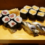 河童の川太郎 - 鉄火巻きと雲丹巻