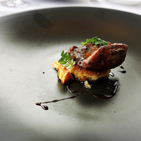 リストランテ･ヒロ チェントロ 丸ビル店 - フォアグラのローストと筍の焼きリゾット 山椒の木の芽