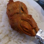 インドカレー ふんだりけ - ○タンドリーチキン、△ライス