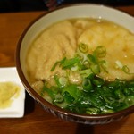（2017/1月）「南関あげうどん」＋トッピング「丸天」