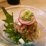 ゆたか - なめろう、ラディッシュ