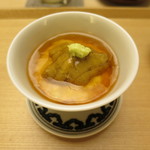 青山　仁 - 先付 湯葉 雲丹