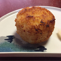 料亭 香梅咲 - 形が可愛い味噌おにぎり