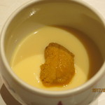 鮨 竜介 - 海胆の茶碗蒸し