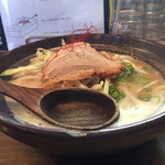 たけさん - 土鍋味噌豚骨こってり大盛り