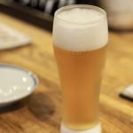 ビストロ割烹 YAOYA - ハイネケン生ビール