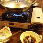 Yosakoi - 湯豆腐、火が点かなくて焦った