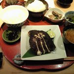 たき下 - 黒むつの柚香焼き 1260円