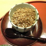 たき下 - 黒むつの柚香焼き 1260円 のおかかのふりかけ