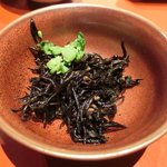 たき下 - 黒むつの柚香焼き 1260円 のひじき