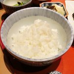 たき下 - 黒むつの柚香焼き 1260円 のご飯