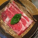 Hakuyo An - すき焼きのタレが濃いので、霜降りの方でなくとも
                        良かったと思います。(^^) でも…肉薄いです。