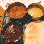 Spice&Dining KALA - ラッサム、サンバル、ダル(^^)