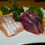なか栄 - とろサーモン＆カンパチ