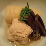温味 - 京都筍、鯛の白子、わらび