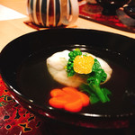 かわうち - 菜の花の真薯 吸物