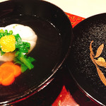 かわうち - 菜の花の真薯 吸物