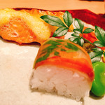 かわうち - スモーク鱒の棒寿司