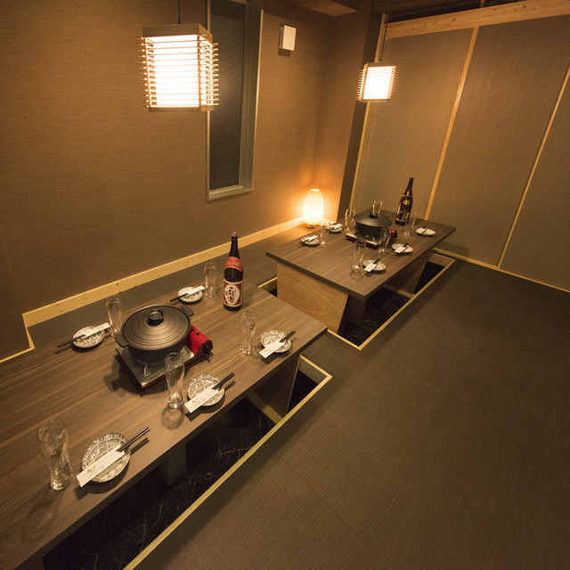 座席 完全個室 炭火地鶏 室鶏 日本橋三越前本店 三越前 居酒屋 食べログ