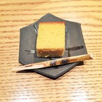 天麩羅 巽 - オリジナル日本酒ケーキ