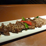 琉球王国 さんご家 - 宮古牛 中落ち 炭火焼き