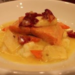 Auberge de la Roche - 鱒のオーブン焼きブールブランソース